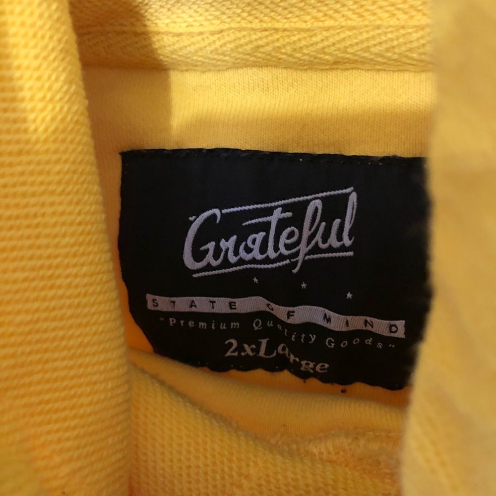 GRATEFUL State of Mind Thick Cotton Hoodie XXL - Picture 2 of 5